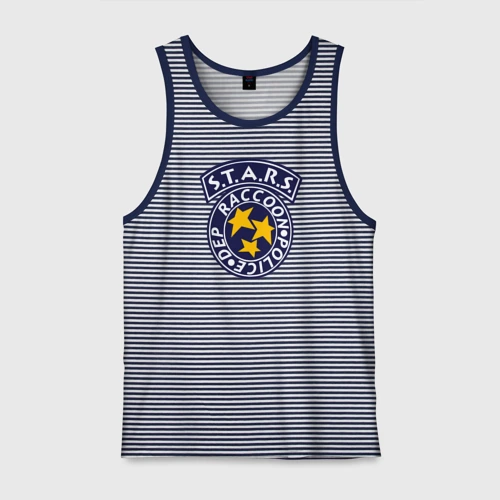 Мужская майка хлопок S.t.a.r.s. Raccoon city