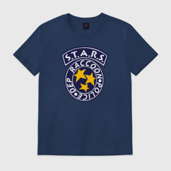 Мужская футболка хлопок S.t.a.r.s. Raccoon city