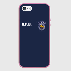 Чехол для iPhone 5/5S матовый S.t.a.r.s. Raccoon city Resident evil Обитель зла rPD