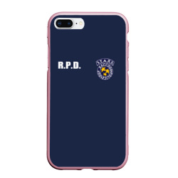 Чехол для iPhone 7Plus/8 Plus матовый S.t.a.r.s. Raccoon city Resident evil Обитель зла rPD