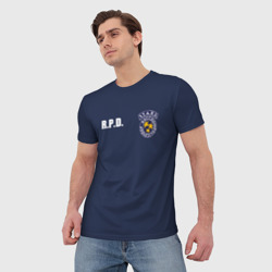 Мужская футболка 3D S.t.a.r.s. Raccoon city Resident evil Обитель зла rPD - фото 2