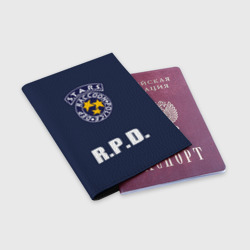 Обложка для паспорта матовая кожа S.t.a.r.s. Raccoon city - фото 2