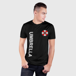 Мужская футболка 3D Slim Umbrella Corp - фото 2