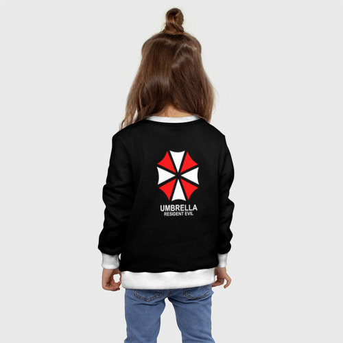 Детский свитшот 3D Umbrella Corp на спине Обитель зла, цвет 3D печать - фото 8