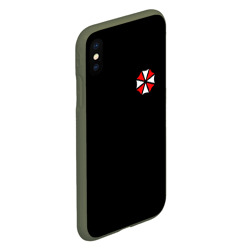 Чехол для iPhone XS Max матовый Umbrella Corp на спине Обитель зла - фото 2