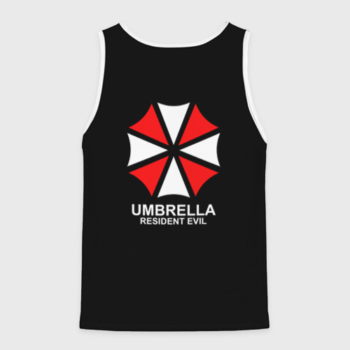 Мужская майка 3D Umbrella Corp на спине Обитель зла, цвет 3D печать - фото 2