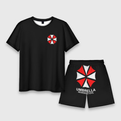 Мужской костюм с шортами 3D Umbrella Corp на спине Обитель зла