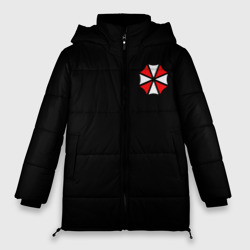 Женская зимняя куртка Oversize Umbrella Corp на спине Обитель зла