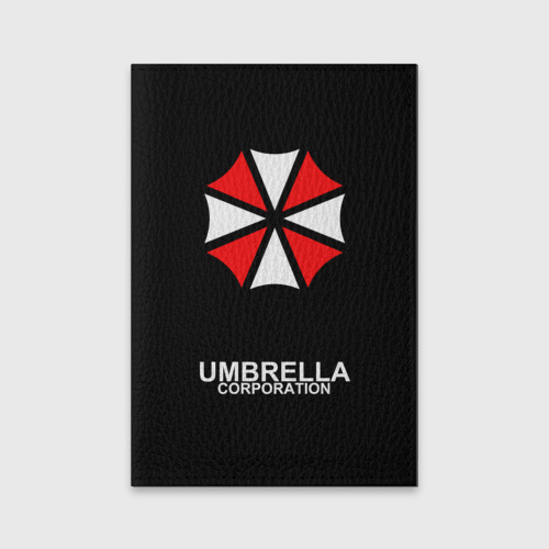 Обложка для паспорта матовая кожа Рюкзак Umbrella, цвет бирюзовый