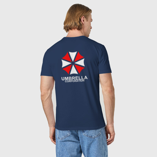 Мужская футболка хлопок UMBRELLA CORP (НА СПИНЕ) - фото 4