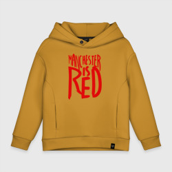 Детское худи Oversize хлопок Manchester is Red