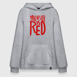 Худи SuperOversize хлопок Manchester is Red