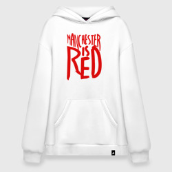 Худи SuperOversize хлопок Manchester is Red