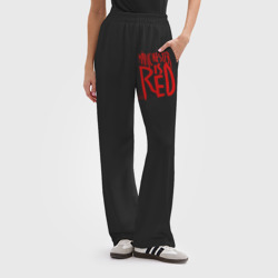 Женские брюки oversize без начеса хлопок Manchester is Red - фото 2