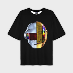 Мужская футболка oversize 3D Daft Punk