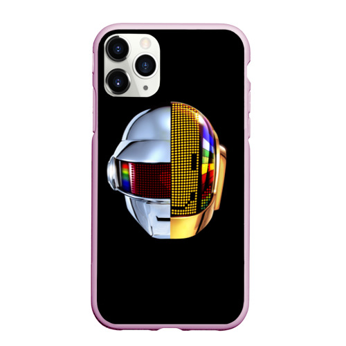 Чехол для iPhone 11 Pro Max матовый Daft Punk, цвет розовый