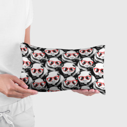 Подушка 3D антистресс Панды в красных очках - фото 2