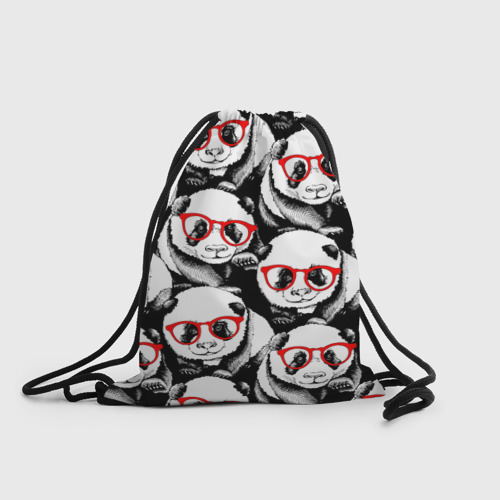 Рюкзак-мешок 3D Панды в красных очках
