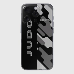 Чехол для iPhone 15 Pro силиконовый с защитой камеры Judo