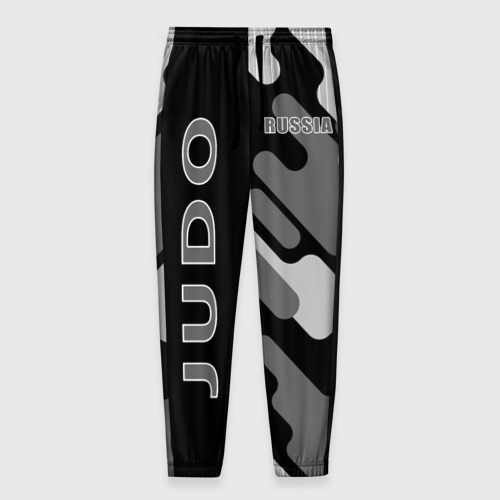 Мужские брюки 3D с принтом JUDO, вид спереди #2