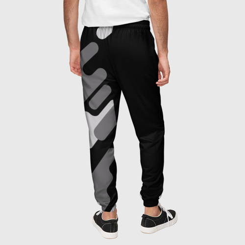 Мужские брюки 3D с принтом JUDO, вид сзади #2