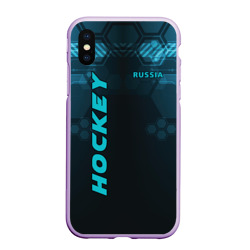 Чехол для iPhone XS Max матовый Hockey