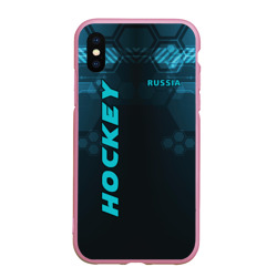 Чехол для iPhone XS Max матовый Hockey