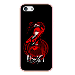 Чехол для iPhone 5/5S матовый Kakegurui. Yumeko Jabami