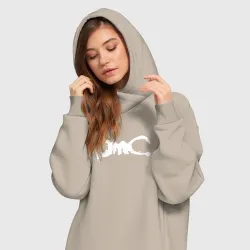 Платье-худи хлопок DMC на спине - фото 2