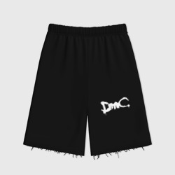 Женские шорты oversize футер хлопок DMC на спине