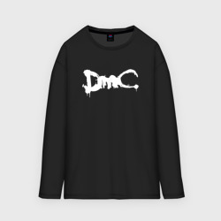 Женский лонгслив oversize хлопок DMC на спине