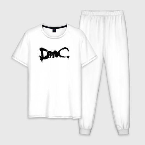 Мужская пижама хлопок DMC, цвет белый