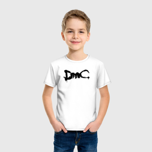 Детская футболка хлопок DMC, цвет белый - фото 3