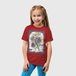 Детская футболка хлопок Механический цветок - фото 2