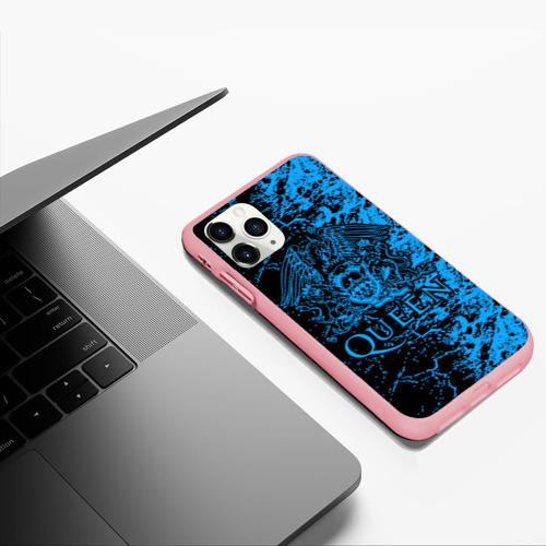 Чехол для iPhone 11 Pro Max матовый Queen, цвет баблгам - фото 5