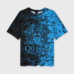 Женская футболка oversize 3D Queen