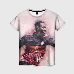 Женская футболка 3D Romelu Lukaku