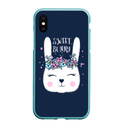 Чехол для iPhone XS Max матовый Sweet bunny