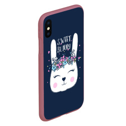 Чехол для iPhone XS Max матовый Sweet bunny - фото 2