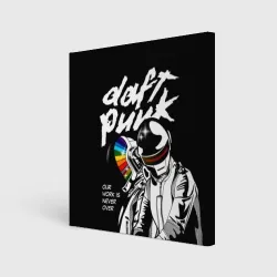 Холст квадратный Daft Punk