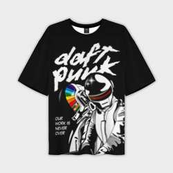 Мужская футболка oversize 3D Daft Punk