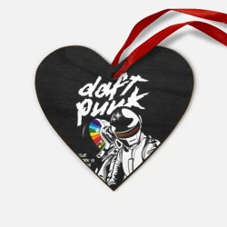 Деревянная игрушка Сердце Daft Punk