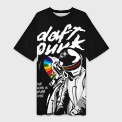 Платье-футболка 3D Daft Punk
