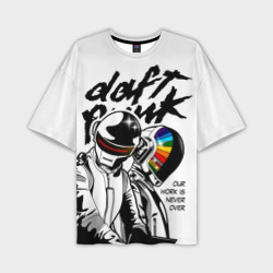 Мужская футболка oversize 3D Daft Punk
