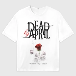 Мужская футболка oversize 3D Dead by April