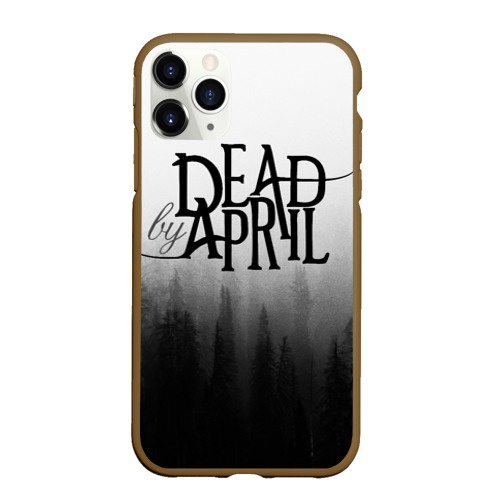 Чехол для iPhone 11 Pro Max матовый с принтом Dead by April, вид спереди #2