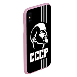 Чехол для iPhone XS Max матовый СССР Ленин - фото 2