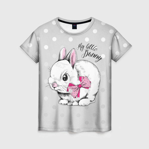 Женская футболка 3D My little Bunny, цвет 3D печать