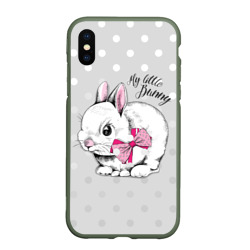 Чехол для iPhone XS Max матовый My little Bunny