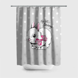 Штора 3D для ванной My little Bunny